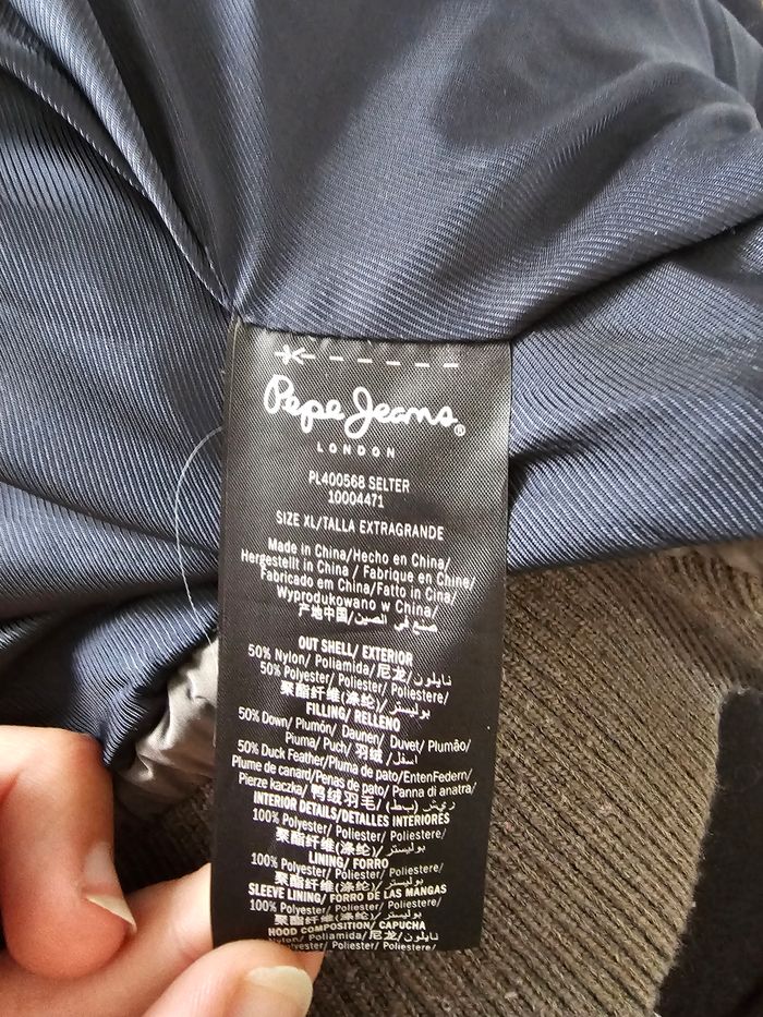 Doudoune Pepe Jeans taille 42 XL - photo numéro 6