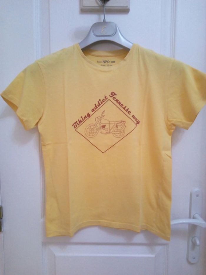 Tee-shirt jaune T.12 ans - NPO