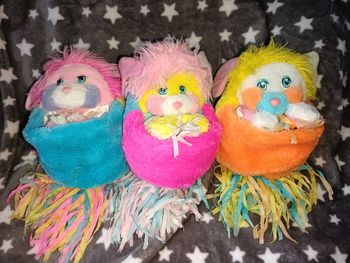 Lot de 3 popples pompom girl 