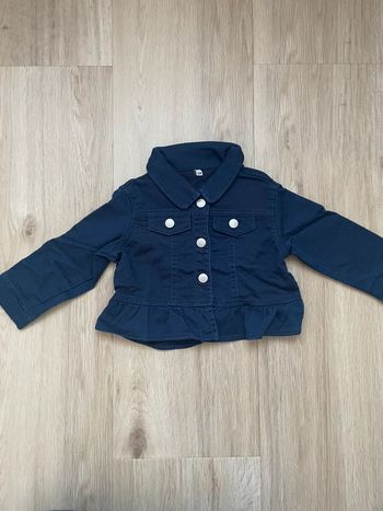 Veste bleue marine 12 mois