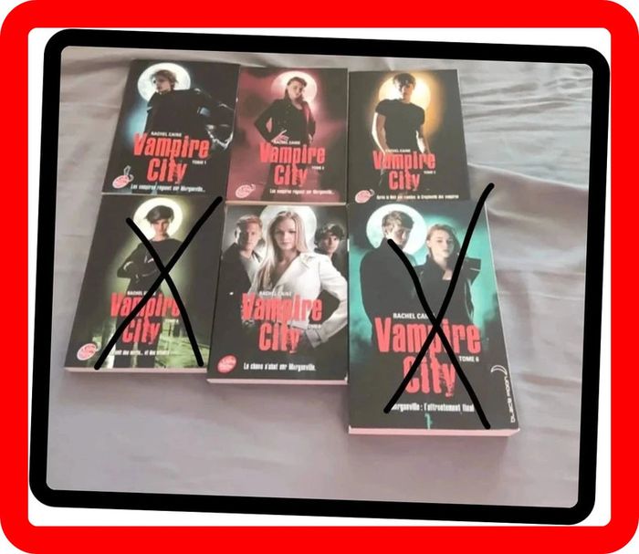 Vampire City tome 1,2,3 et 5 Rachel Caine
