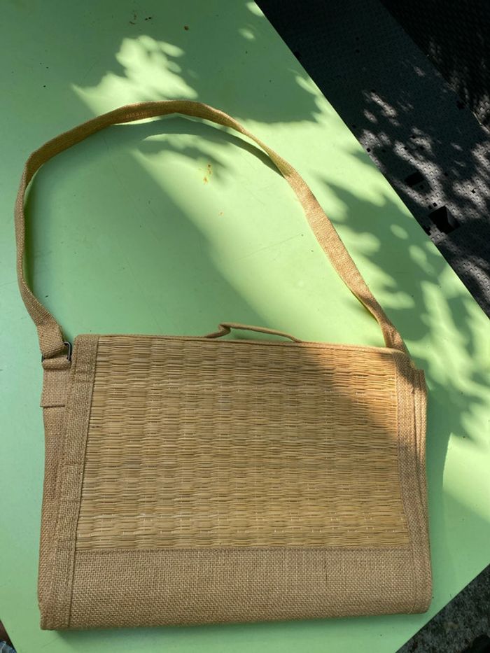 Sac bandoulière en osier m - photo numéro 3