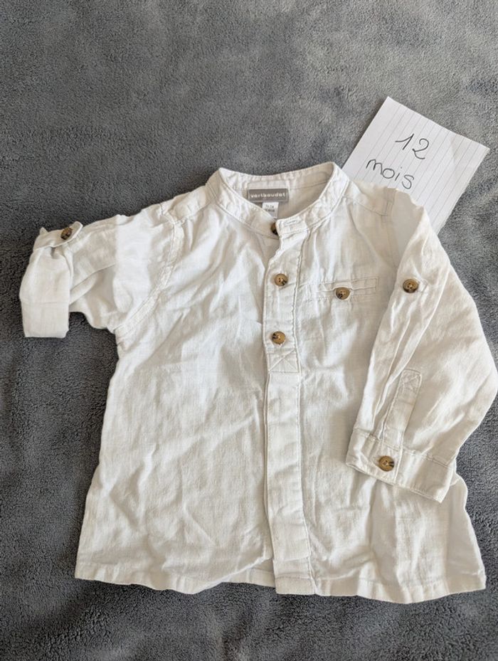 Chemise manches longues - 12 mois - Vertbaudet