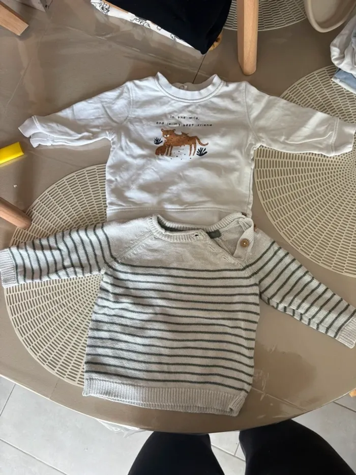 Lot sweat 9mois