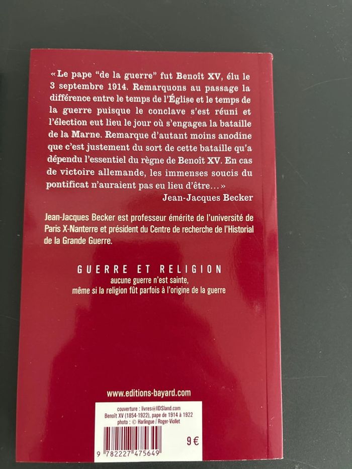 Lot de 2 magnifiques petits livres Pie XII face aux Nazis et le pape et la grande guerre - photo numéro 3