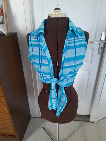 Cache cœur voile carreaux naf naf taille s ou m