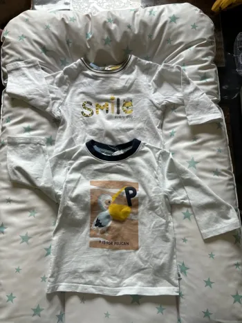 Lot de deux teee shirt 6 mois obaibi