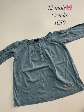 T-shirt 🎀 12 mois