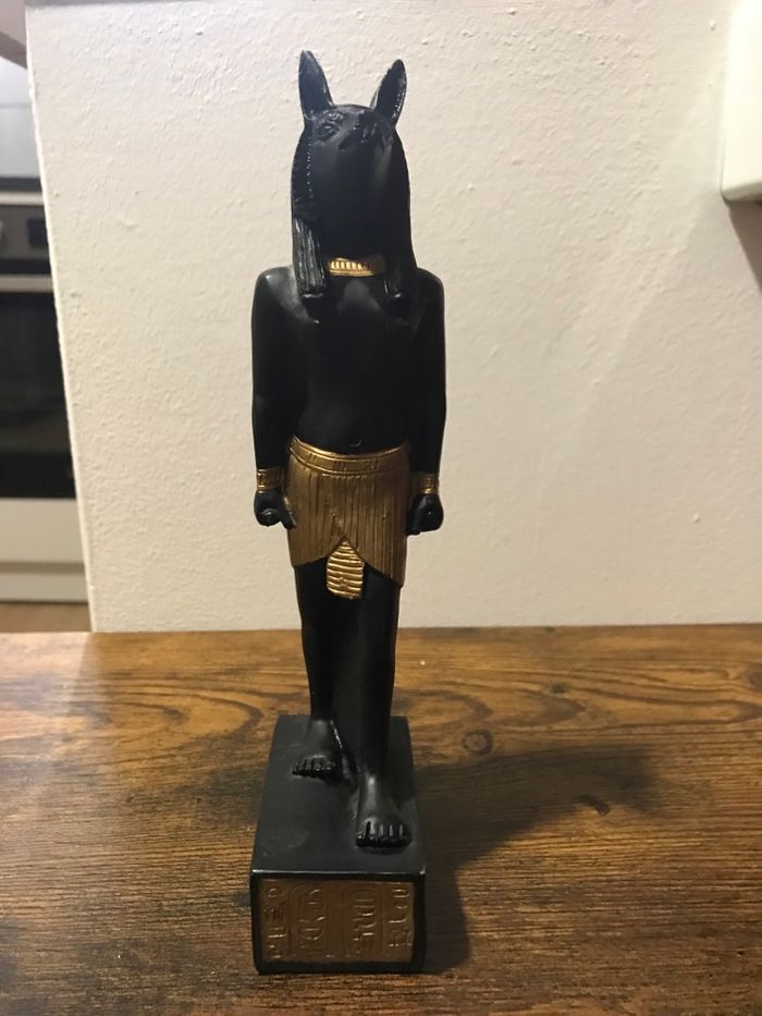 Figurine Statuette Égyptienne Anubis en résine - photo numéro 4