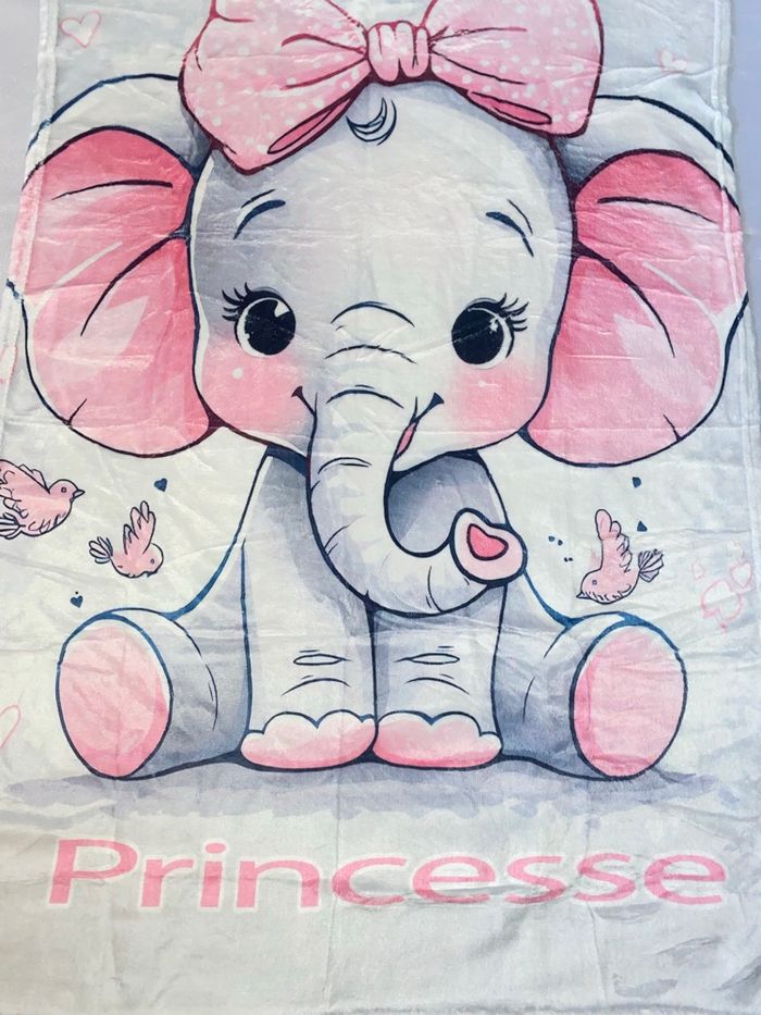 Couverture polaire Éléphant - photo numéro 2