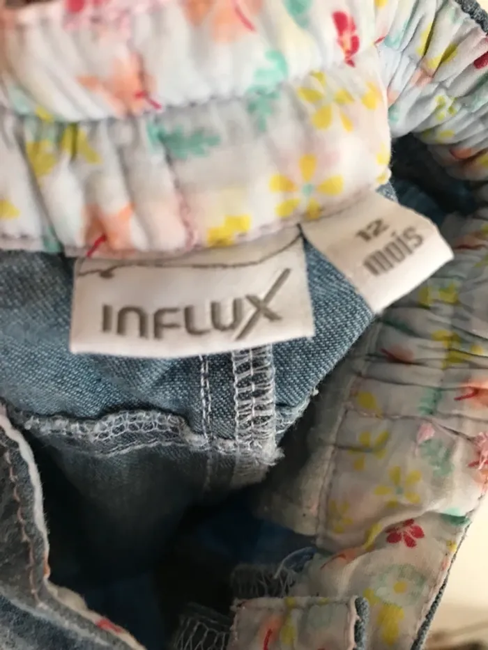 Pantalon jeans 12 mois influx neuf - photo numéro 3