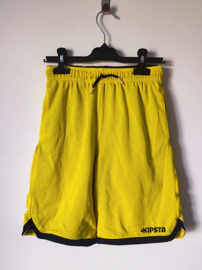 Short sport jaune / Kipsta - 12 ans - photo numéro 2