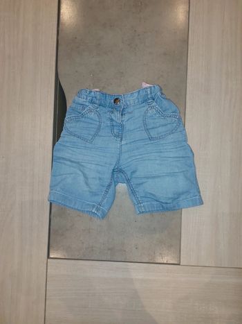 Short en jean souple / Tex / 36 mois