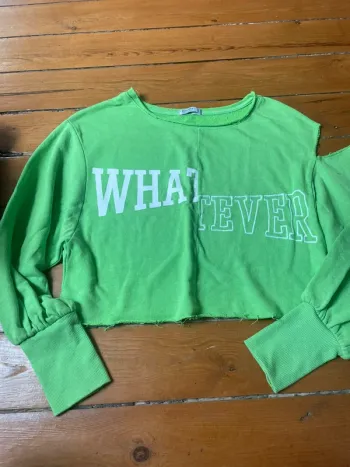 Sweat vert croc top