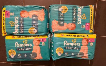 Pampers taille 4+