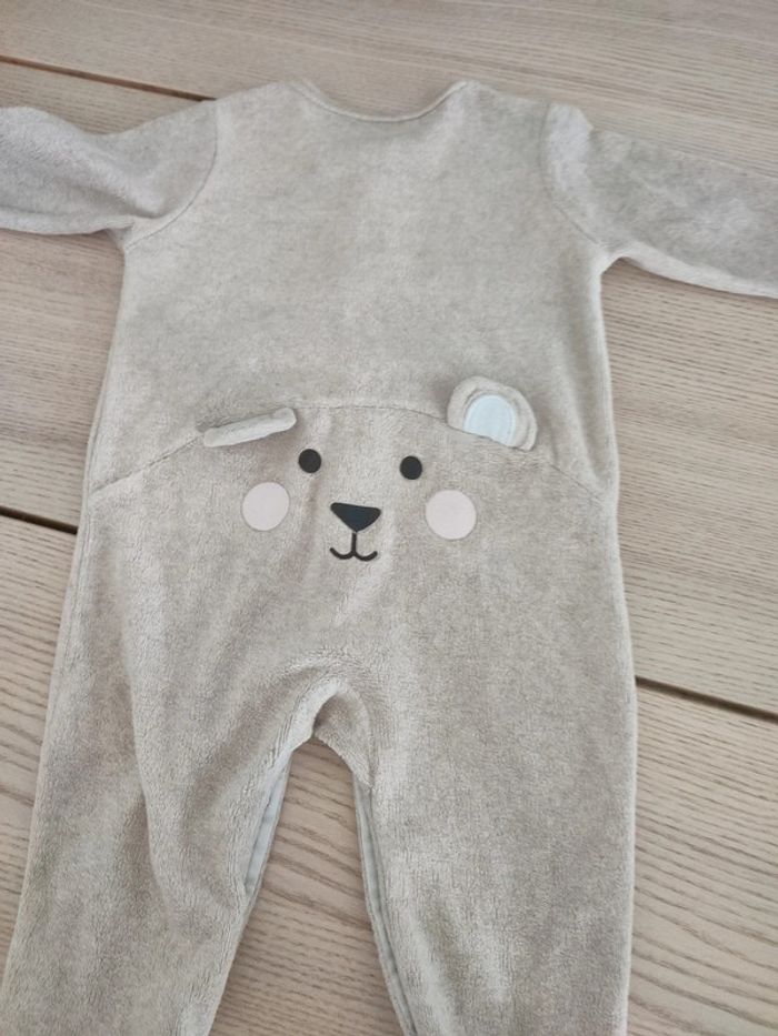 Pyjama beige crème 12 mois Verbaudet 74cm - photo numéro 5