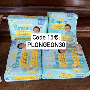 Couche taille 5 Pampers Premium taille 5 : 136 couches