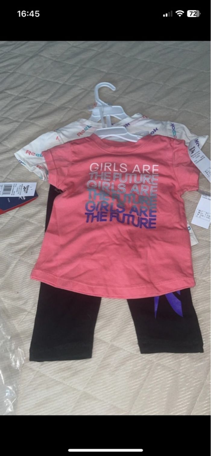 Ensemble petite fille Reebok - photo numéro 2