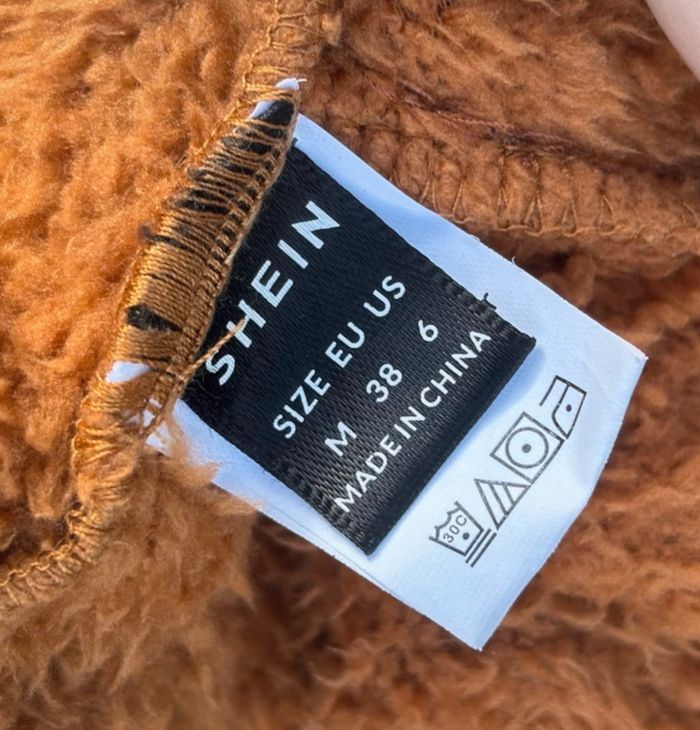 Manteau col à revers en flanelle T38 • SHEIN - photo numéro 8