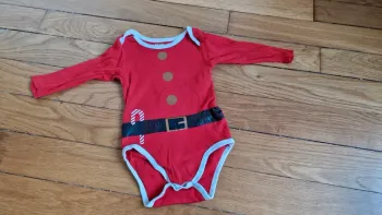 Body Père Noël - 12 mois