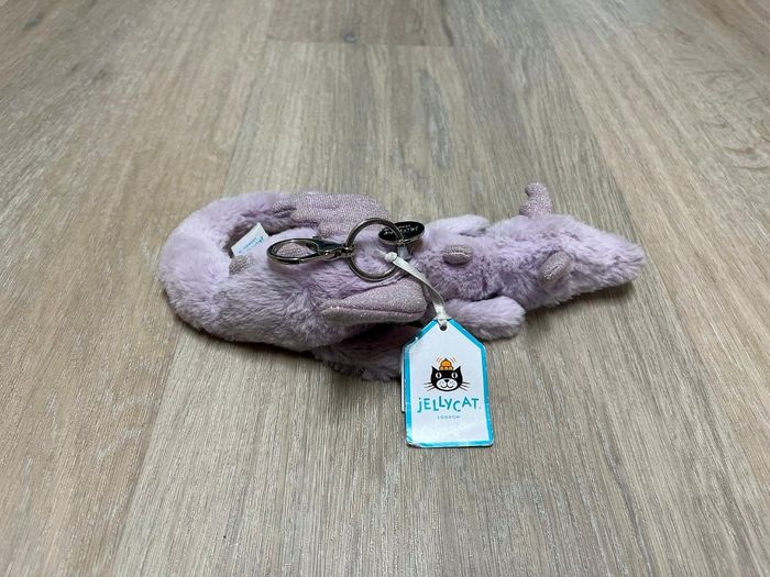 Peluche jellycat dragon rose violet - photo numéro 3