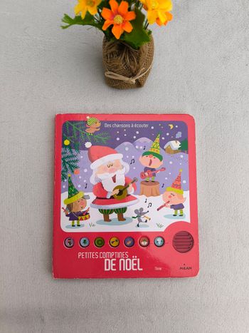 Livre sonore Petites comptines de Noël Milan