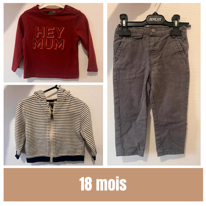 Lot de vêtements - 18 mois