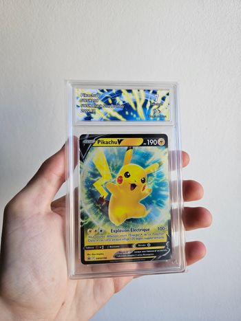 ⭐ Pikachu V SWSH198 - Collect Aura 7 (Excellent) | Promo Épée et Bouclier | 2022 FR 🇫🇷