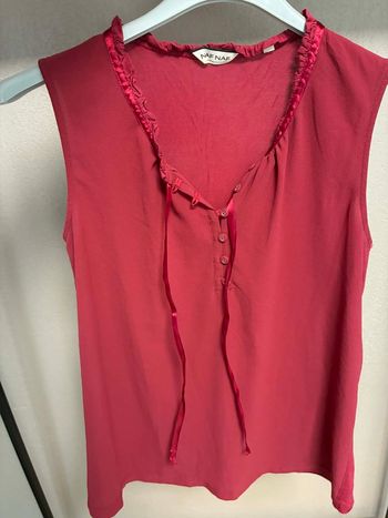 Blouse rouge Naf Naf 