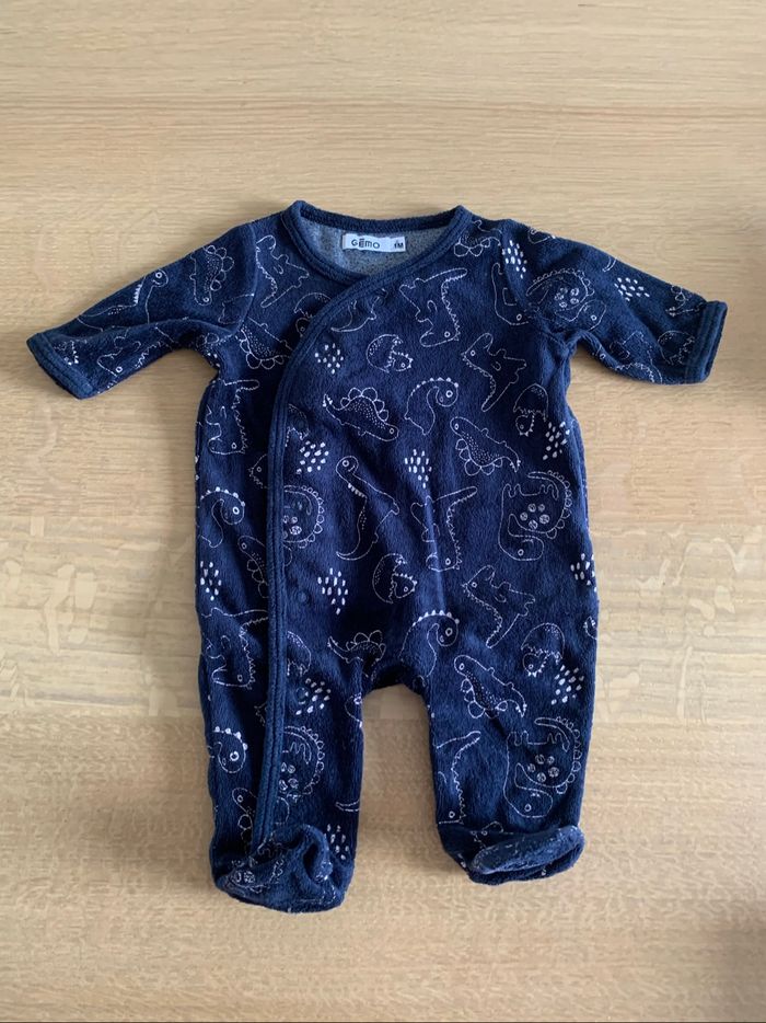Pyjama velours 1 mois