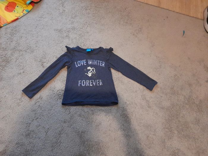 Tee shirt manches longues reine des neiges