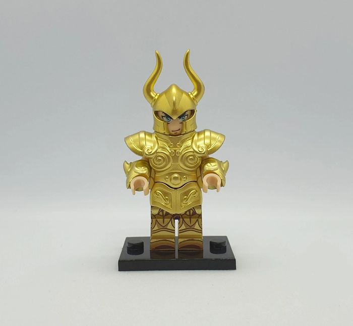 Figurine Les Chevaliers du Zodiaque - Shura du Capricorne - (Style Lego)