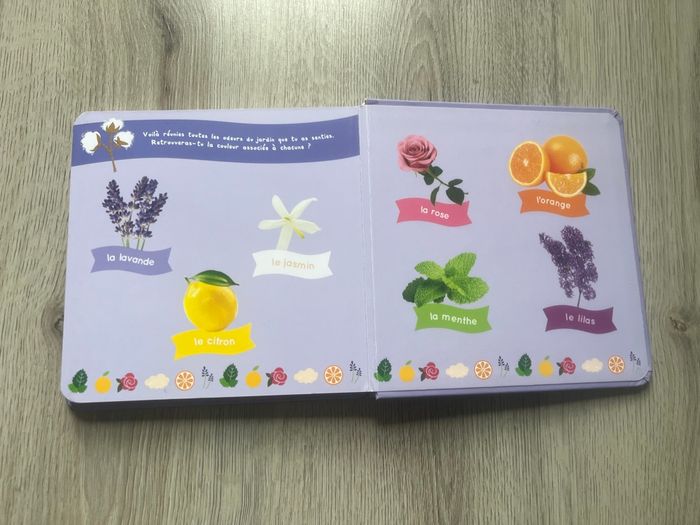 Livre d’éveil: mon livre des odeurs et des couleurs - photo numéro 8