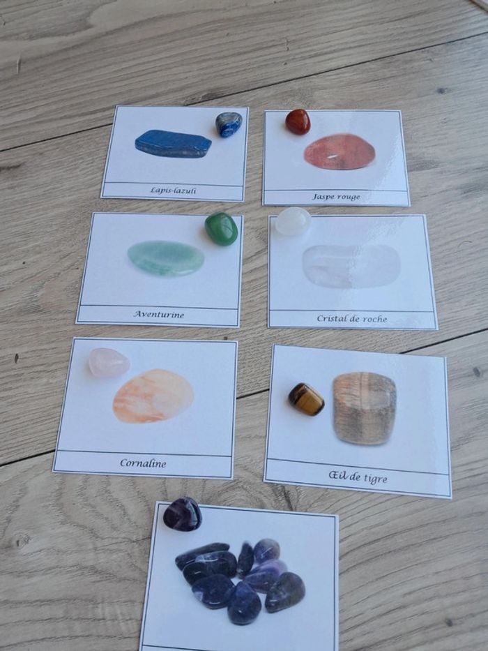 Cartes nomenclature + pierres véritables. Géologie - photo numéro 2