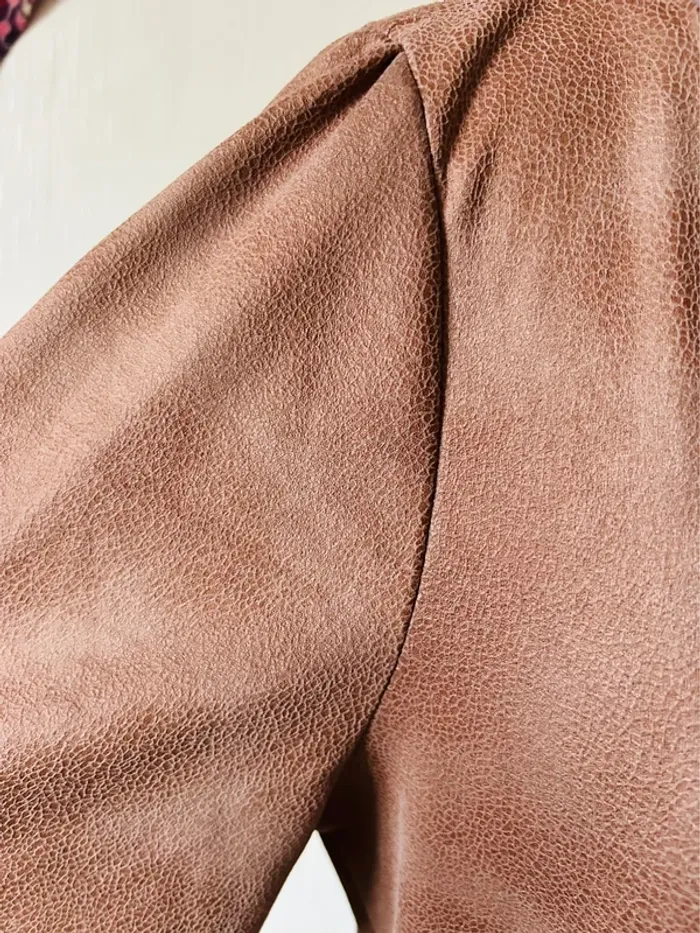 🧡🍁Robe automnale suédine bohème chic L/40 Suede-effect Boho dress🍁🧡 - photo numéro 14