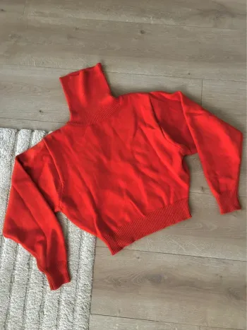 Pull orange Zara Cropped