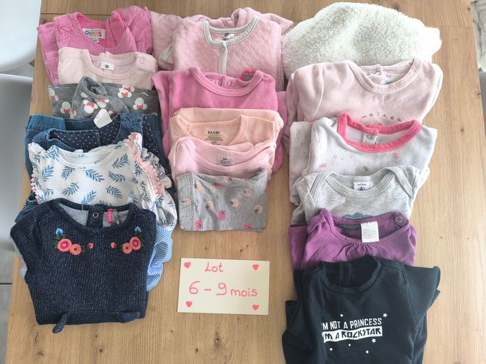 Lot 6-9 mois fille été automne Printemps