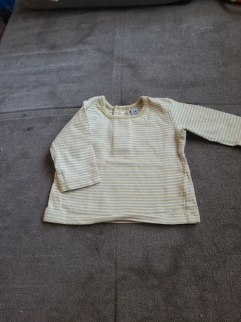 T-shirt manches longues rayé