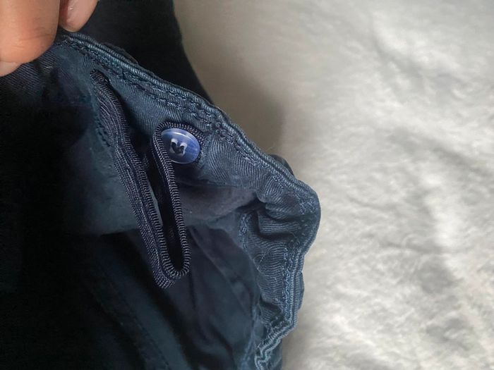 🔹Superbe bermuda cargo garçon bleu marine réglable 🔹 - photo numéro 3