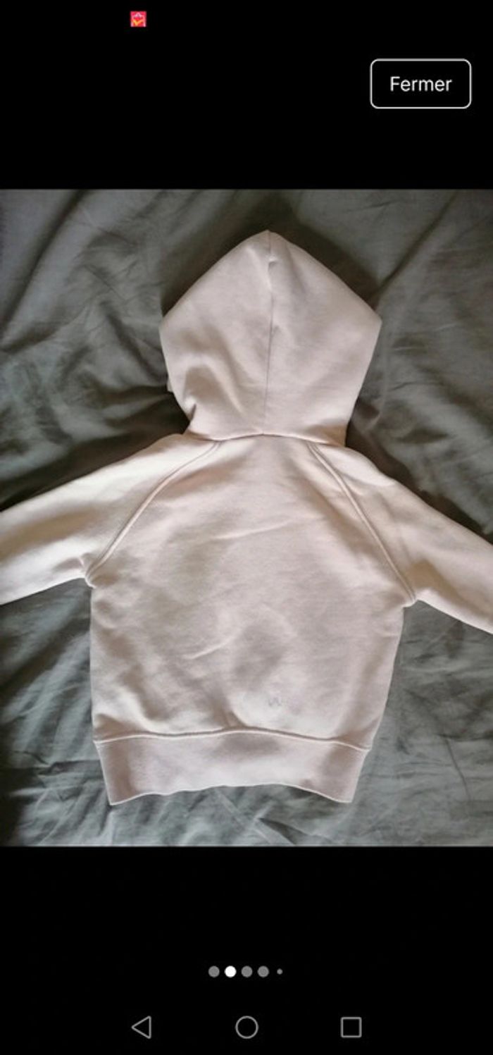 Sweat enfant rose tape à l'œil - photo numéro 2