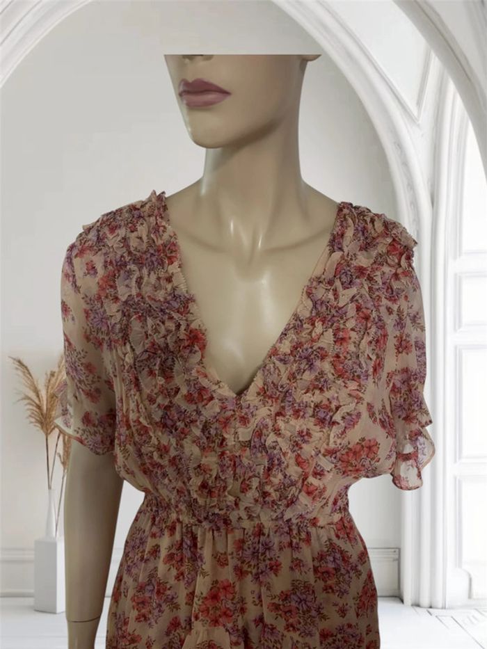 Magnifique robe fleuris entièrement doublée the kooples neuve taille 1 - photo numéro 6