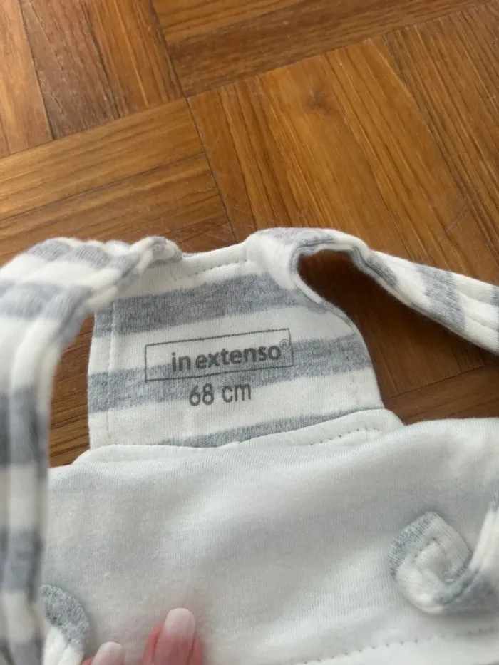 Salopette panda garçon in extenso 68 cm - photo numéro 3