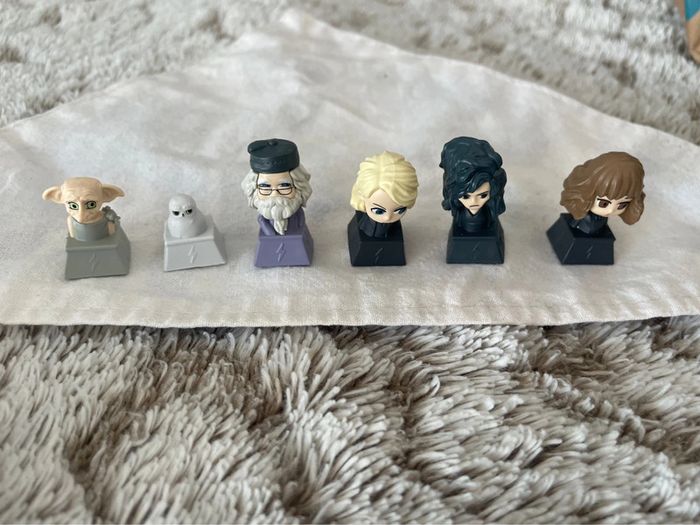 6 figurines Harry Potter wizzis bout de crayon stylo