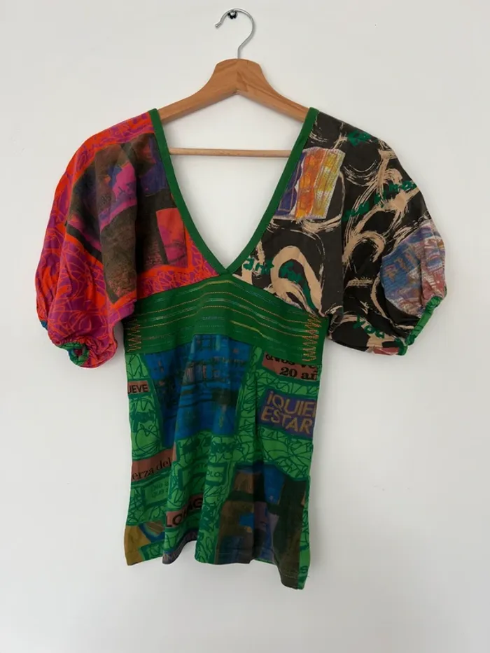 Haut manches bouffantes femme Desigual