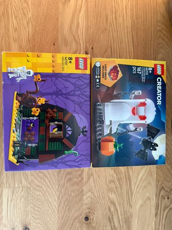 LEGO 40721 + 40772 NEUFS 👻 Grange d’Halloween + Fantôme lumineux - Lego Halloween