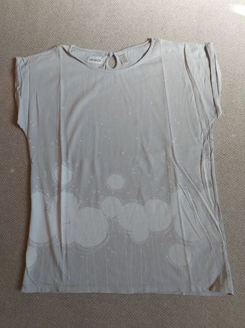 Tee-shirt élégant gris clair à motifs de ballons et de plumes 12 ans fille  - Okaïdi