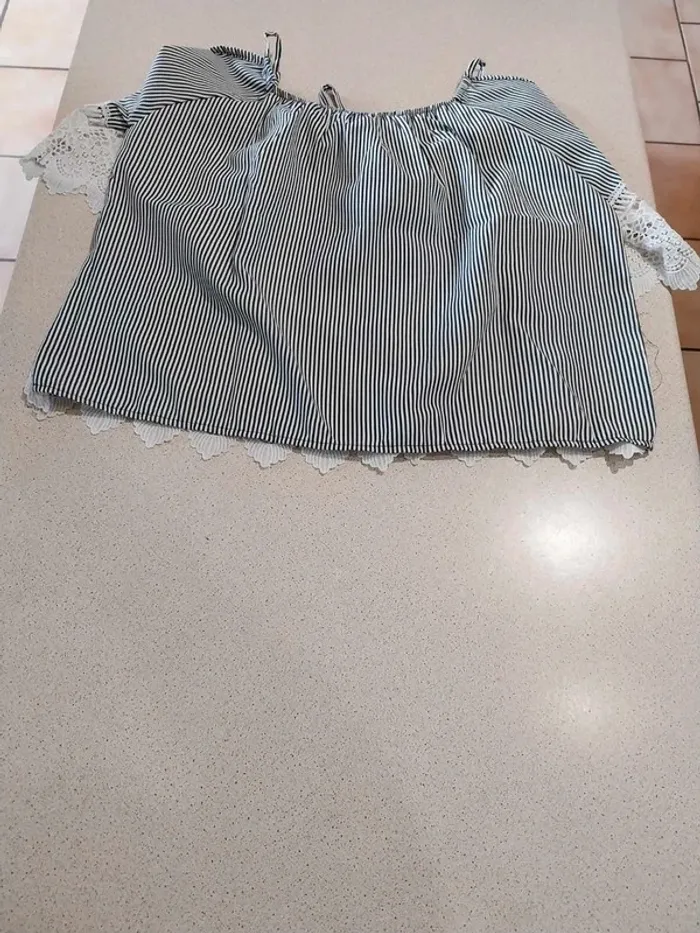 blouse a rayure - photo numéro 2