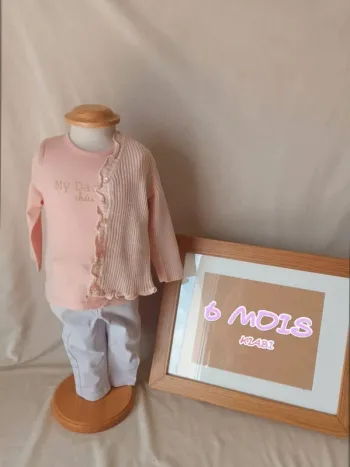 Ensemble 3 pièces Kiabi fille 6 mois