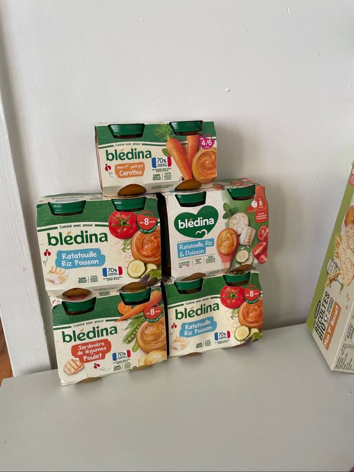 Lot de 5 packs de petits pots Blédina – Bébé (DLC 2026)