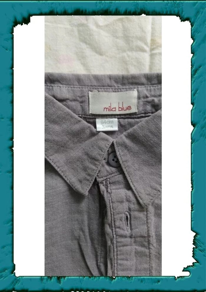 Chemise grise manches longues - photo numéro 5